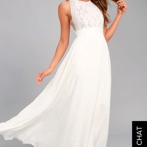 White Maxi Dress by LuLus Fashion Lounge
